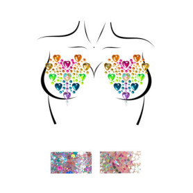 Autocollants Bijoux Corporels Prism Multicolores - Taille Unique