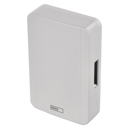 Sonnette de Porte Filaire EMOS - Design Élégant Blanc avec Mélodie Ding-Dong
