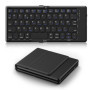 Clavier Bluetooth Pliable TiMOVO - Mini Clavier AZERTY Rechargeable pour Voyage