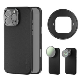 Étui de Protection Robuste NEEWER pour iPhone 16 Pro Max avec Supports d'Objectif