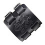 Bracelet en cuir noir pour homme - Style punk par Thajaling