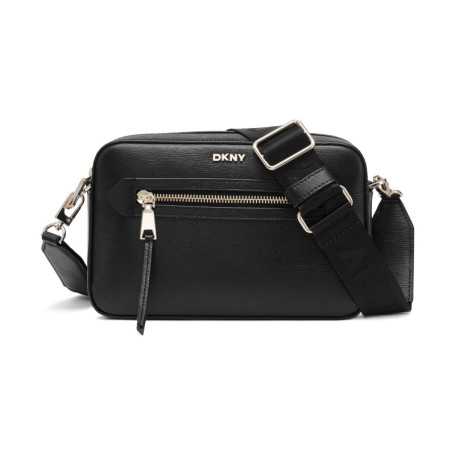 Sac à Main DKNY Bryant Ave en Cuir Noir et Doré