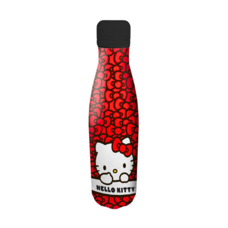 Bouteille Réutilisable Hello Kitty en Acier Inoxydable - 500 ml Rouge