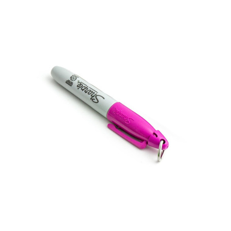 Sharpie Mini Marqueur Permanent Rose avec Porte-Clés - Format de Poche