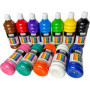 SÜDOR Lot de 12 Peintures Acryliques 500 ml - Couleurs Vives pour Artistes