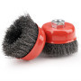 Lot de 2 Brosses Métalliques 75mm pour Meuleuse d'Angle - Nettoyage et Dérouillage