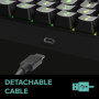 Clavier Gamer Speedlink LETOS RGB 60% - Filaire USB-C Amovible, Rétro-éclairé Noir