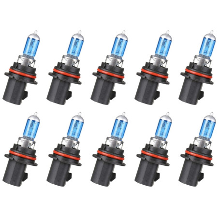 Lot de 10 Ampoules HB1 9004 80/100W Aspect Xénon pour Véhicules