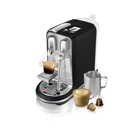 Cafetière Nespresso Creatista Plus Noire - Qualité Professionnelle