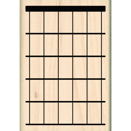Tampon en Caoutchouc Accords de Guitare 6 Cordes - Stamps by Impression
