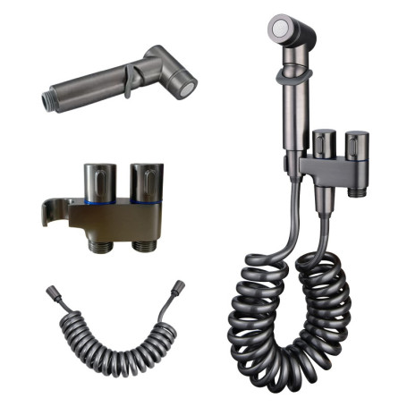 Douchette à main DQZSY avec tuyau rétractable et vanne 3 voies