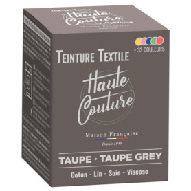 Teinture Textile Taupe Haute Couture - 350g Prêt à l'Emploi pour Vêtements et Tissus