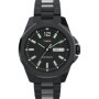 Montre Trend Timex pour Homme en Acier Inoxydable Noir - 44 mm