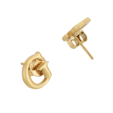 Boucles d'oreilles en acier inoxydable avec logo GUESS
