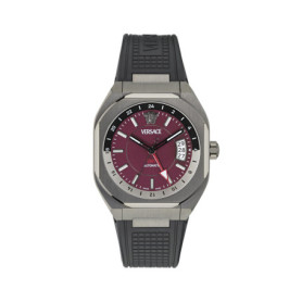 Montre Analogique Versace avec Aiguilles Lumineuses - Coffret Cadeau