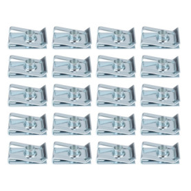 Lot de 20 écrous M5 en métal galvanisé pour motos et scooters