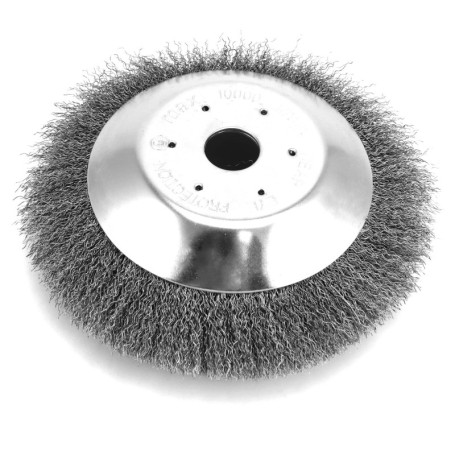 Brosse Métallique QWORK pour Débroussailleuse - 200 mm