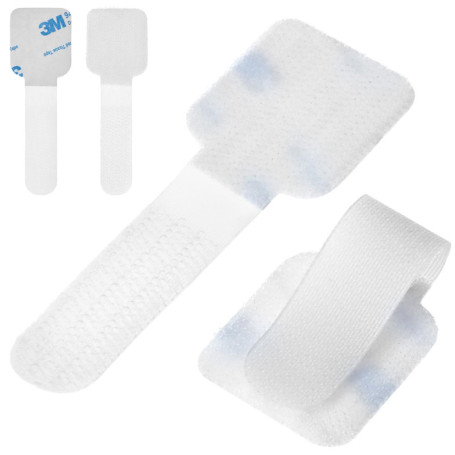 QWORK Lot de 50 Sangles Auto-adhésives pour Rangement de Câbles
