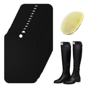Lot de 12 Embauchoirs en Plastique pour Bottes - 30 cm - Noir