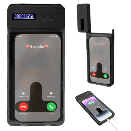 Coffre-fort à minuterie pour téléphone portable - Aide à la gestion du temps