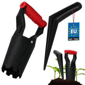 Planteur de Bulbes KOTARBAU avec Tige de Repiquage - Outil de Jardinage Précis et Durable