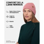 DANISH ENDURANCE Bonnet en Laine Mérinos, Bonnet Thermique Automne-Hiver, Bonnet de Pêcheur, pour Hommes et Femmes