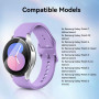 aceyoon 10 Pack Bracelets Compatible avec Samsung Galaxy Watch 7/6/5 40mm 44mm/ 5 pro 45mm, Bracelet Silicone Soft pour Galaxy W