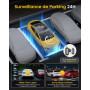 GKU 4K Dashcam Voiture Avant Arrière,5GHz WiFi Caméra Embarquée Voiture avec Carte SD 64G,Camera Voiture Grand Angle 170°,Vision