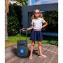 Enceinte Portable Bluetooth Cefa Toys avec Micro et Éclairage LED - 100W