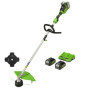 Coupe-bordures Greenworks 2x24V avec 2 Batteries 4Ah et Chargeur