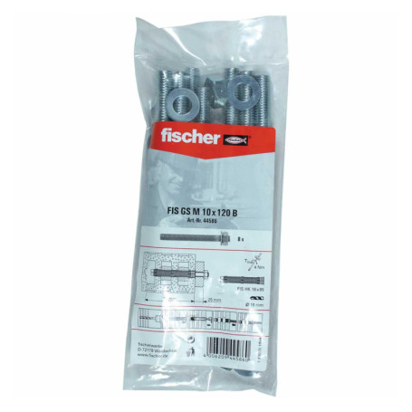 Tige Filetée Fischer M10 x 120 mm - Lot de 1