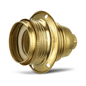 Douille E27 en Métal Laitonné REV Ritter - Accessoire Éclairage