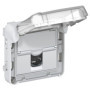 Prise RJ45 Étanche Catégorie 6 FTP Legrand Plexo Composable - Gris