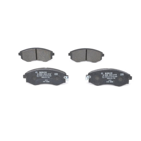 Plaquettes de Frein Avant Bosch BP098 - Jeu de 4 - Performance Silencieuse et Durable