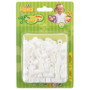 Blister de 250 Perles Blanches Hama Maxi pour Créations Manuelles