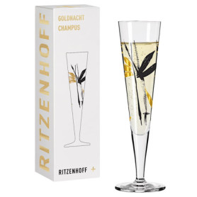 Flûte à Champagne Ritzenhoff Goldnacht - Design Élégant en Or Véritable - 200 ml
