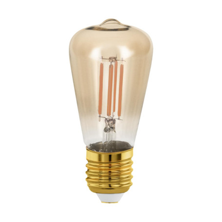 Lampe LED E27 Dimmable Ambre Vintage Eglo - 4W Équivalence 28W