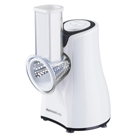 Râpe Électrique Melchioni Taz avec 5 Lames Interchangeables - Pratique et Polyvalente