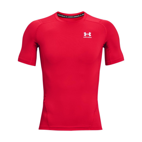 T-shirt Compressif Under Armour Homme UA HG Armour Comp Rouge