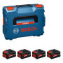 Kit de Batteries Bosch EXPERT 18V avec L-BOXX 136 - Puissance et Autonomie