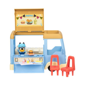 BlueY Camion-Restaurant Transformable avec Figurine et Accessoires