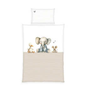 Ensemble de Literie Cuddle Crew pour Enfants - Housse de Couette et Taie d'Oreiller en Coton