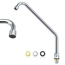 Bec haut rotatif avec aérateur pour robinet de cuisine industrielle - GOLDMAN SERVICE