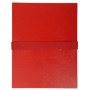 Exacompta Chemises à Dos Extensible Rouge - Lot de 10 pour Dossiers A4