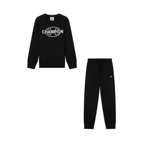 Survêtement à col rond Champion Legacy pour garçon - Noir - Taille XS