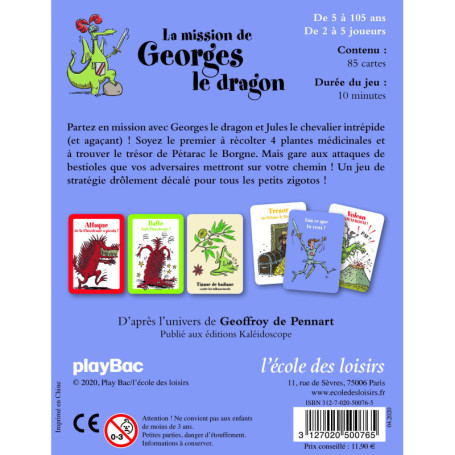 La Mission de Georges Le Dragon - Jeu d'Aventure Familial