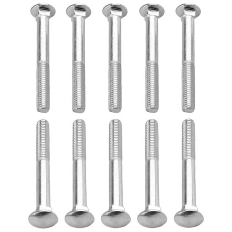 Boîte de 10 Vis à Tête Bombée en Acier Inoxydable A2 - M12x60mm