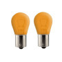 Ampoule P21W 24V BA15S Orange pour Camion et Véhicules Agricoles - Lot de 2