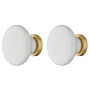 Bouton de tiroir en porcelaine céramique vintage 30 mm - cyclingcolors