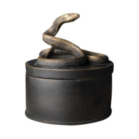 Boîte Décorative Vipra avec Serpent en Noir Mat - CHEHOMA